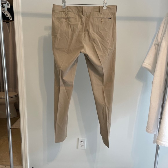 Polo Ralph Lauren Tan Slim Fit 100% Cotton Khakis 34" Pre-owned - Picture 3 of 9